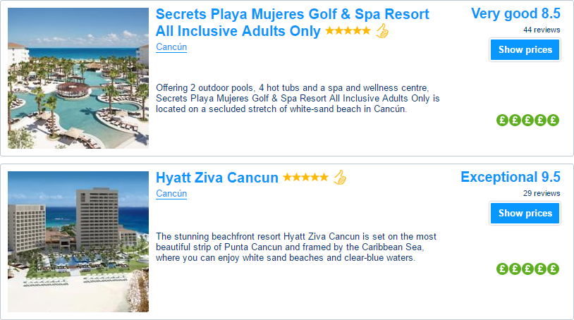 Cancun hotels