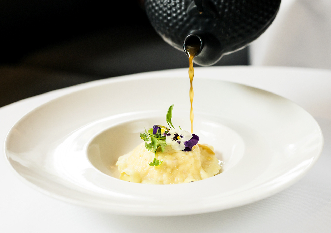 Drakes Hotel Brighton - ravioli jus