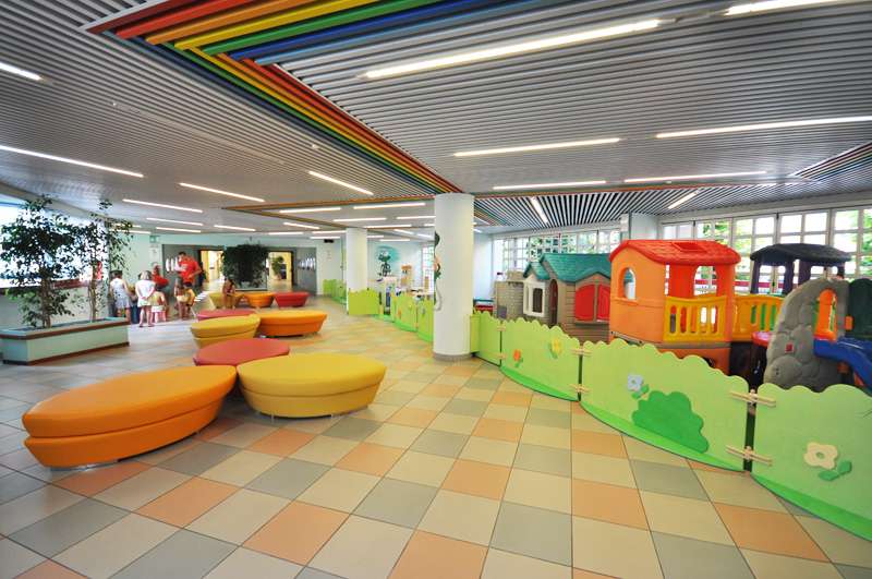 Imperial ApartHotel: reception and playground area