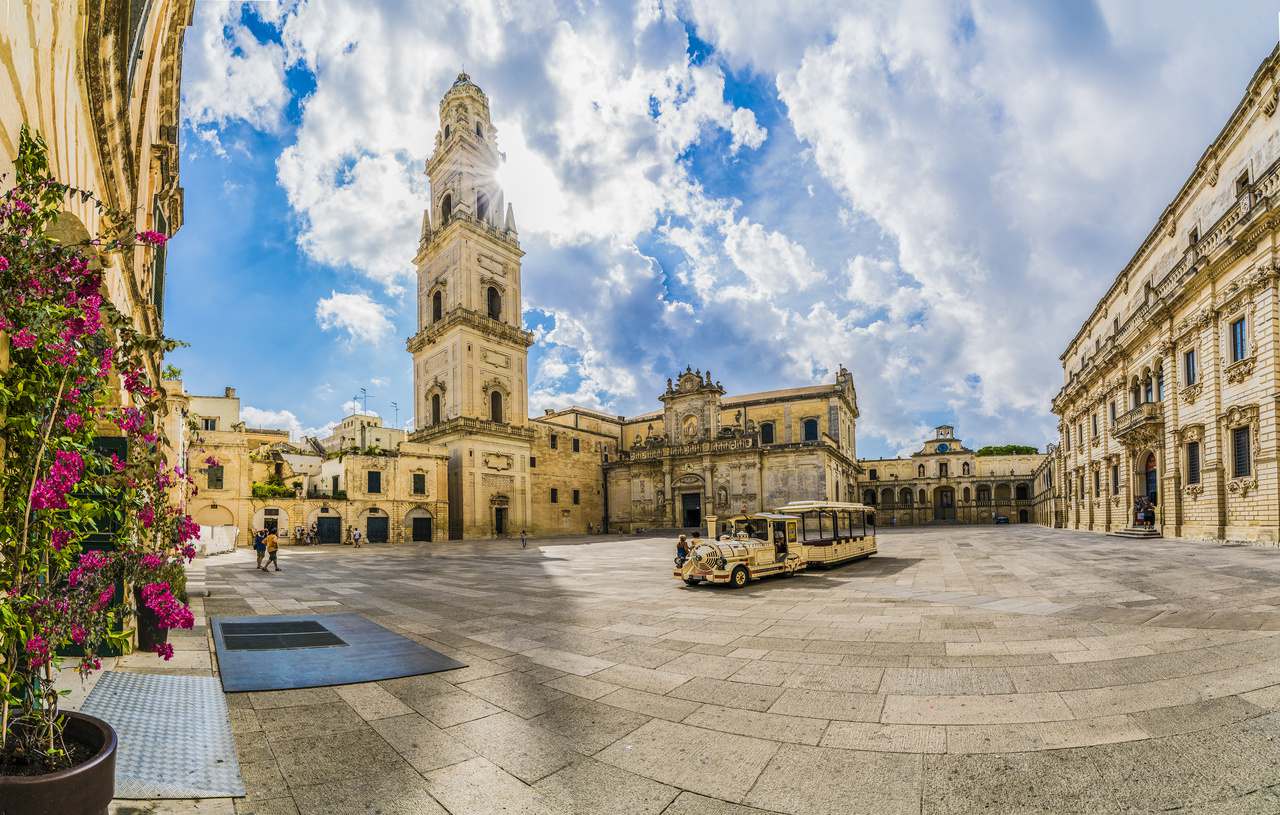 Piazza del Duomo square in Lecce