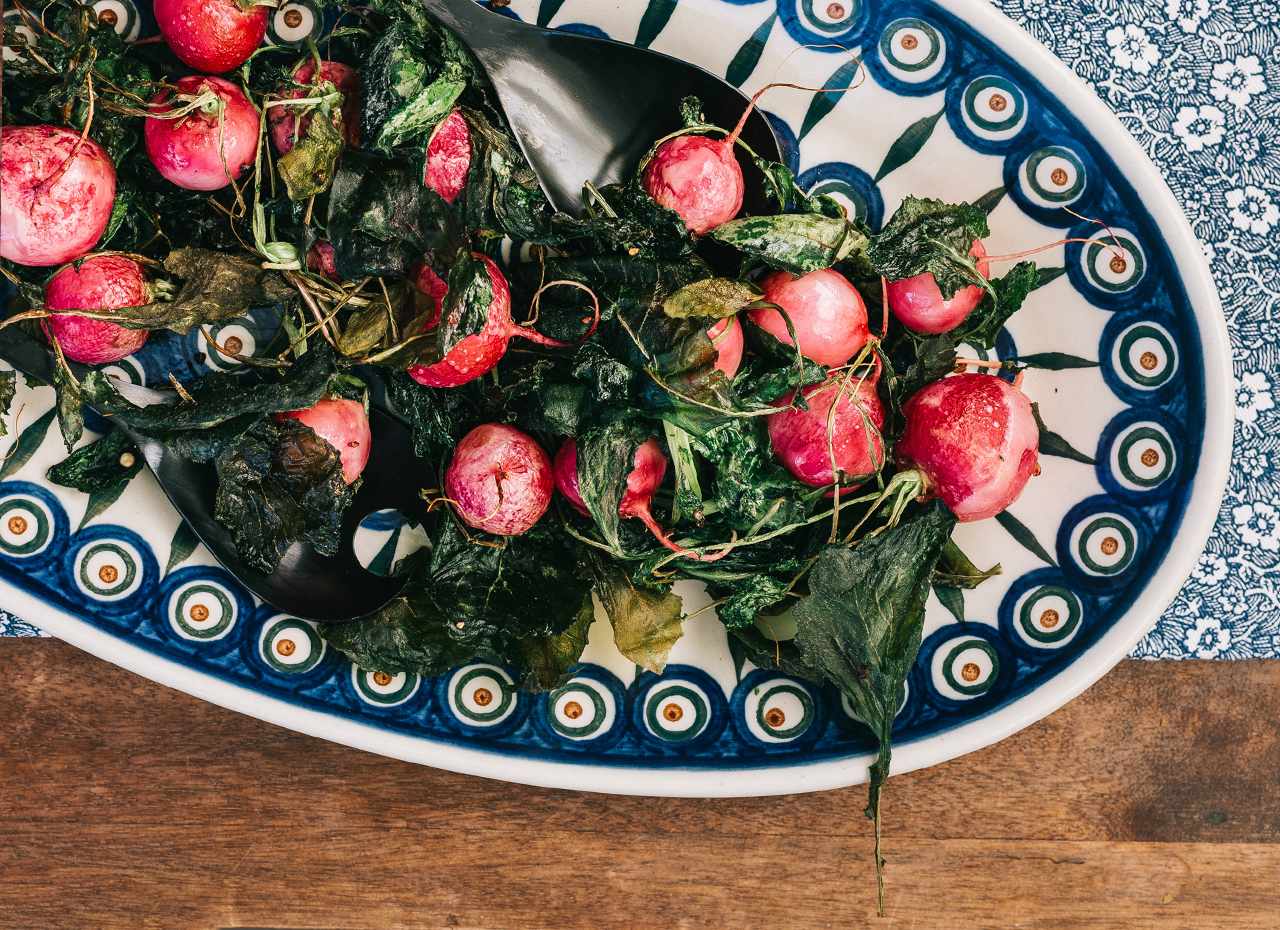 Zingy radish salad